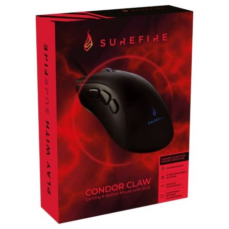 Verbatim SureFire Condor Claw Ratón Gaming RGB Negro Verbatim SureFire Condor Claw Ratón Gaming RGB Negro